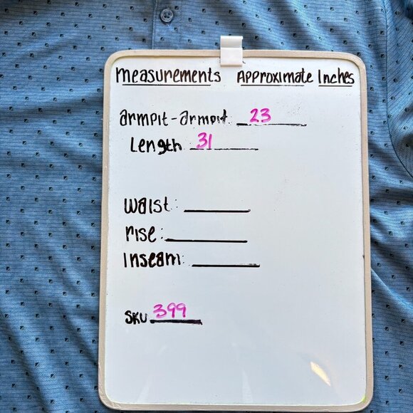 Travis Mathew Size XL Performance Golf Polo Blue Business Casual Classic Fit - Picture 12 of 12